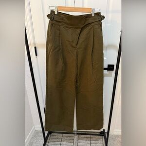 Express Olive Wide Leg Pants